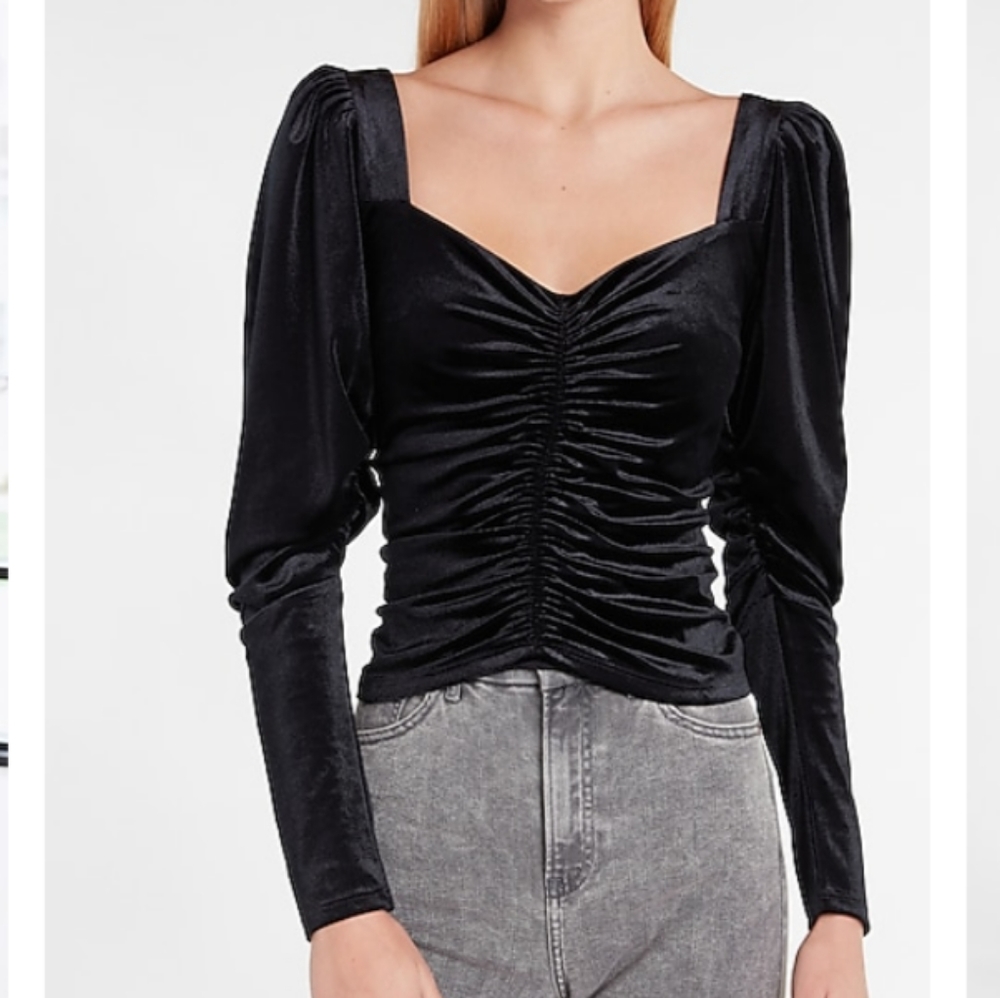 Velvet blouse